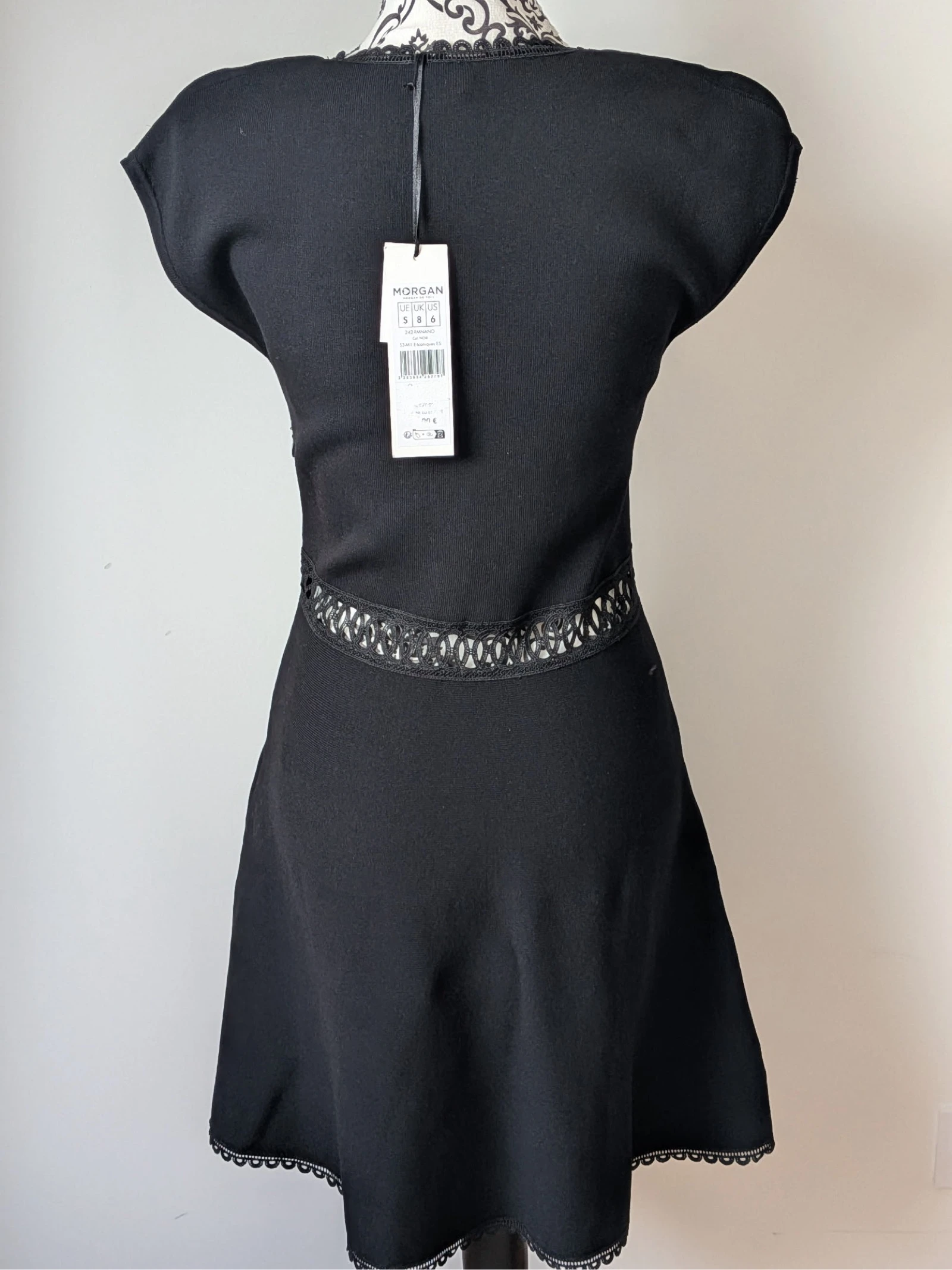 Robe Morgan preta estilo trapézio tamanho 36 S 💝 – photo 3